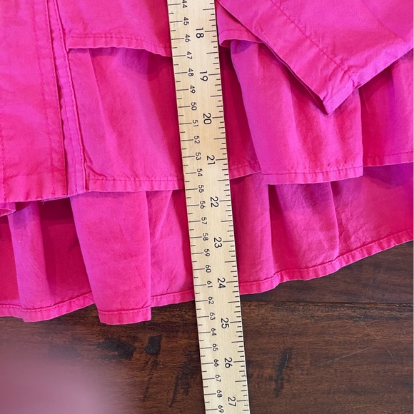 Eleven Stitch Design S Pink Swing Button Down Shirt Top Blouse Lagenlook - Picture 14 of 15